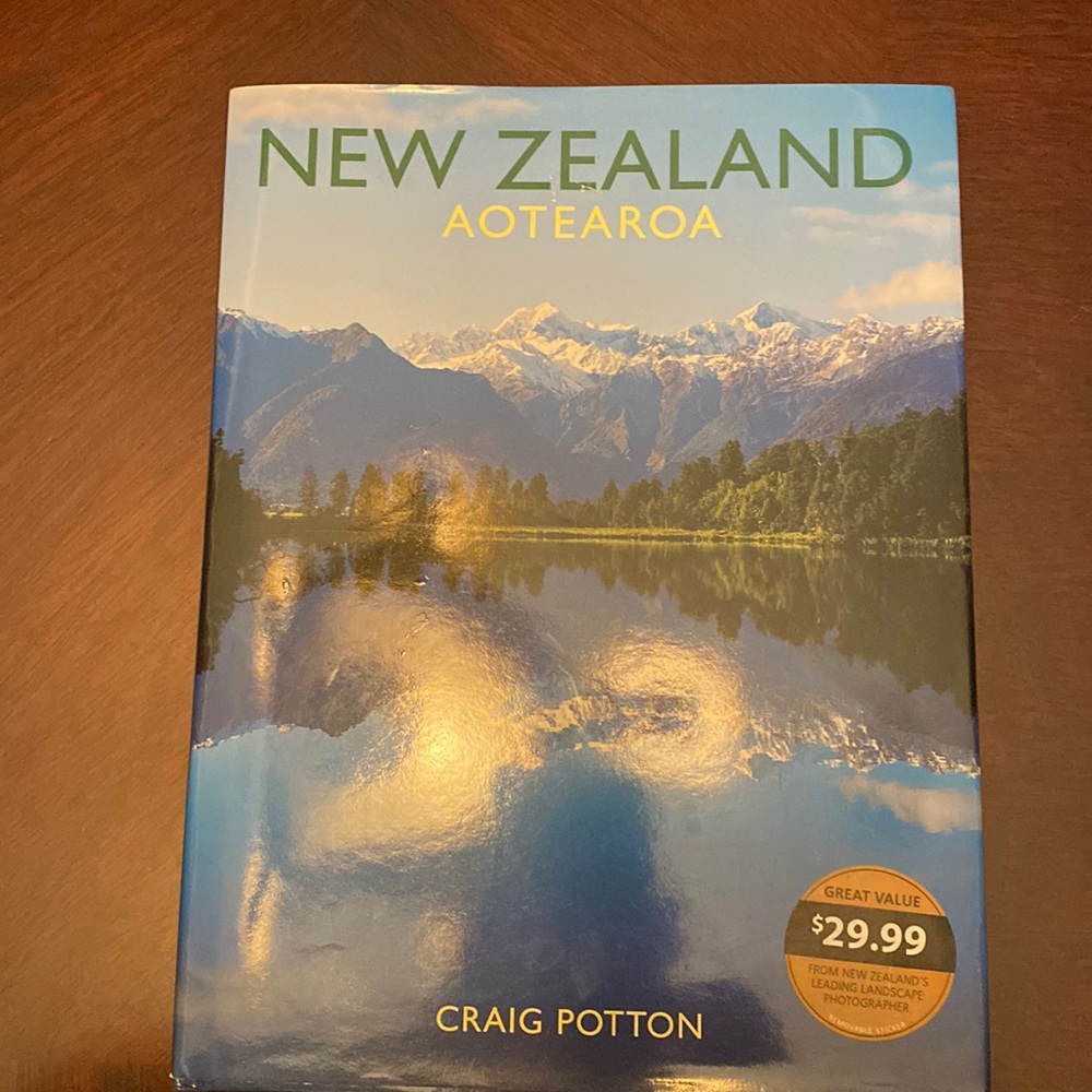 Craig Potton New Zealand Aotearoa Hardcover Photography Coffee Table Book